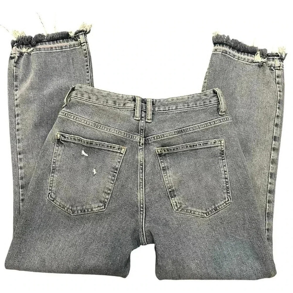 We The Free Women’s High Rise Distressed Raw Hem Boho Casual Denim Jeans 27 - Picture 9 of 9